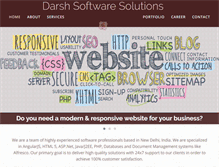Tablet Screenshot of darshsoftware.com